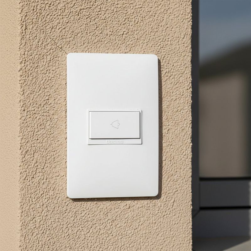 Timbre Simple Luzica de 10 Amperes Color Blanco