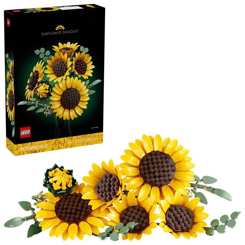 Set Lego Botanicals Ramo de Girasoles 686 Pzas