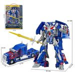 Robot Transformable Azul Diseño Tráiler