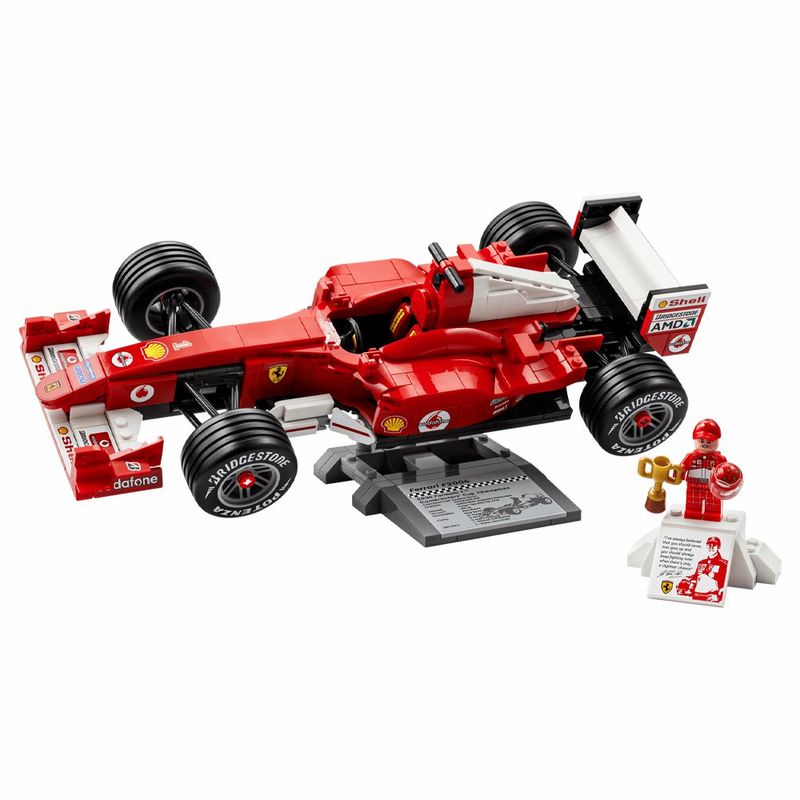 Set Lego Icons Ferrari F2004 & Michael Schumacher