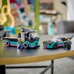 LEGO City Auto de Carrera y Camión Transportador de 302 piezas