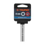 Copa Larga 6 Puntas Raíz de 1/4 Plg - Truper Varios Tamaños