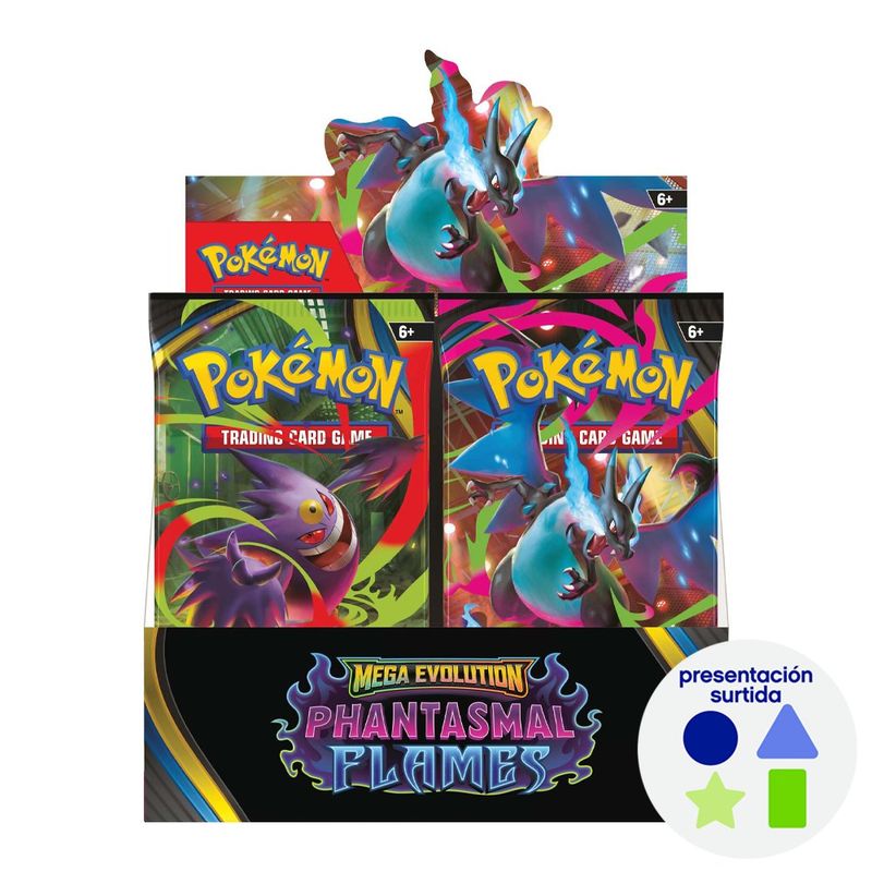 Sobre de Cartas Pokémon Phantasmal Flames Me2 en Inglés