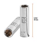 Copa Larga 6 Puntas Raíz de 1/4 Plg - Truper Varios Tamaños