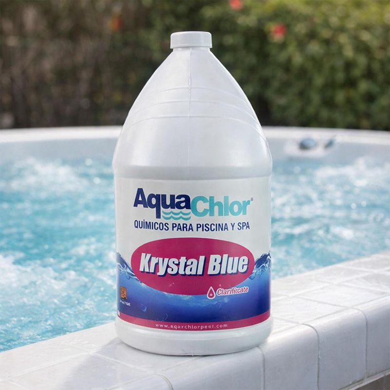 Clarificante Líquido Krystal Blue para Piscina y Spa 1 Galón