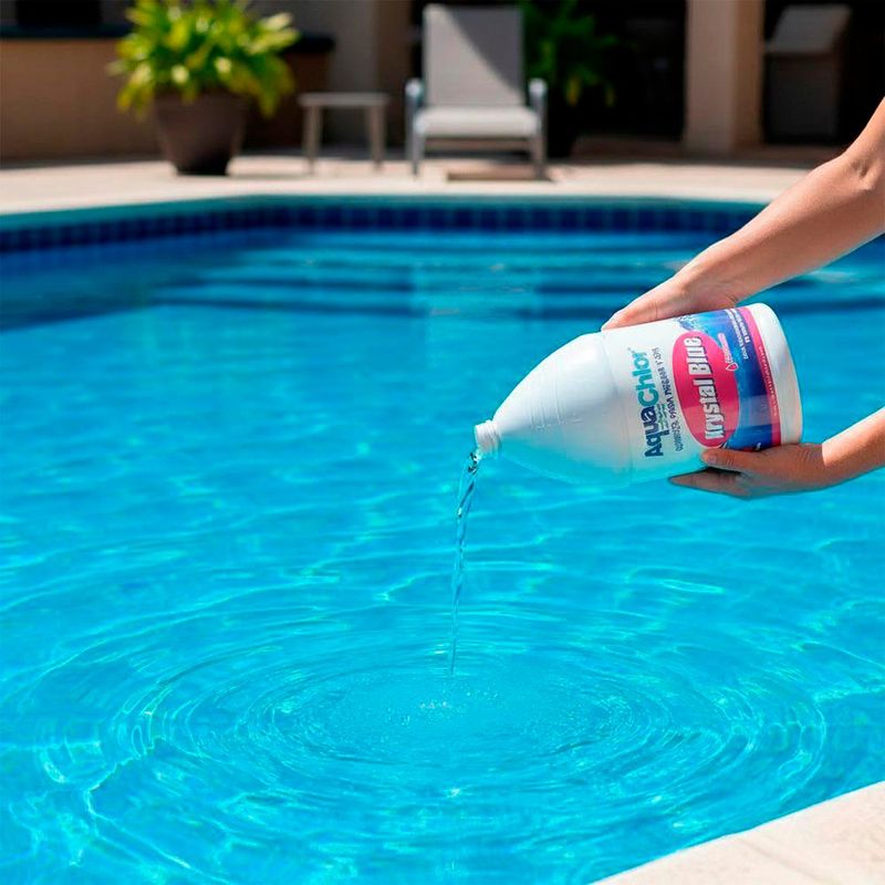 Clarificante Líquido Krystal Blue para Piscina y Spa 1 Galón