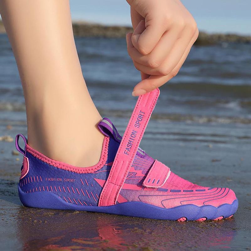 Zapatos Acuáticos con Diseño Deportivo Color Rosa/Lila Talla 29/30