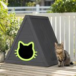 Casa para Gato Estilo Triangular Color Negro