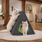 Casa para Gato Estilo Triangular Color Negro