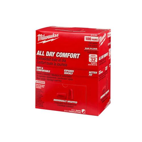 Caja de Tapones Auditivos Desechables 32 DB 100 Pares