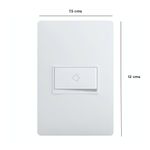 Timbre Simple Luzica de 10 Amperes Color Blanco