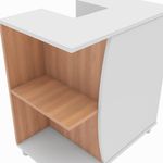 Vanity de 60 x 66 x 38.5 cm Sin Lavamanos Color Blanco