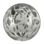 Esfera Decorativa de Vidrio Gris con Pecas 10 x 10 x 10 cm