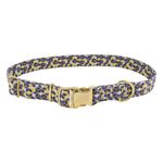 Collar Accent Metálico Azul con Dorado de 5/8 Plg