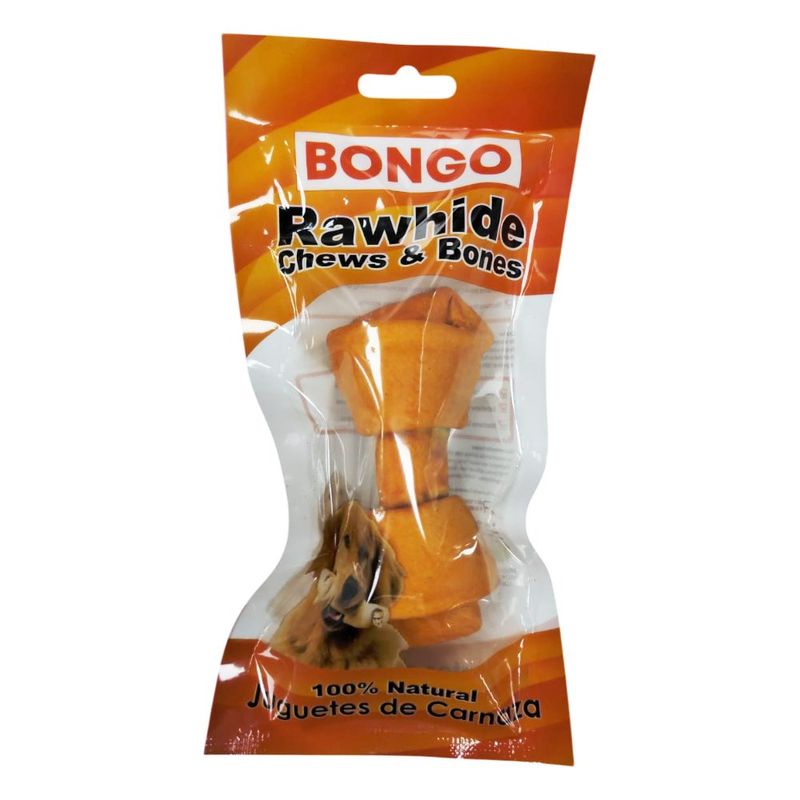 Juguete de Carnaza de Hueso con Sabor a Pollo de 4 a 5 Plg