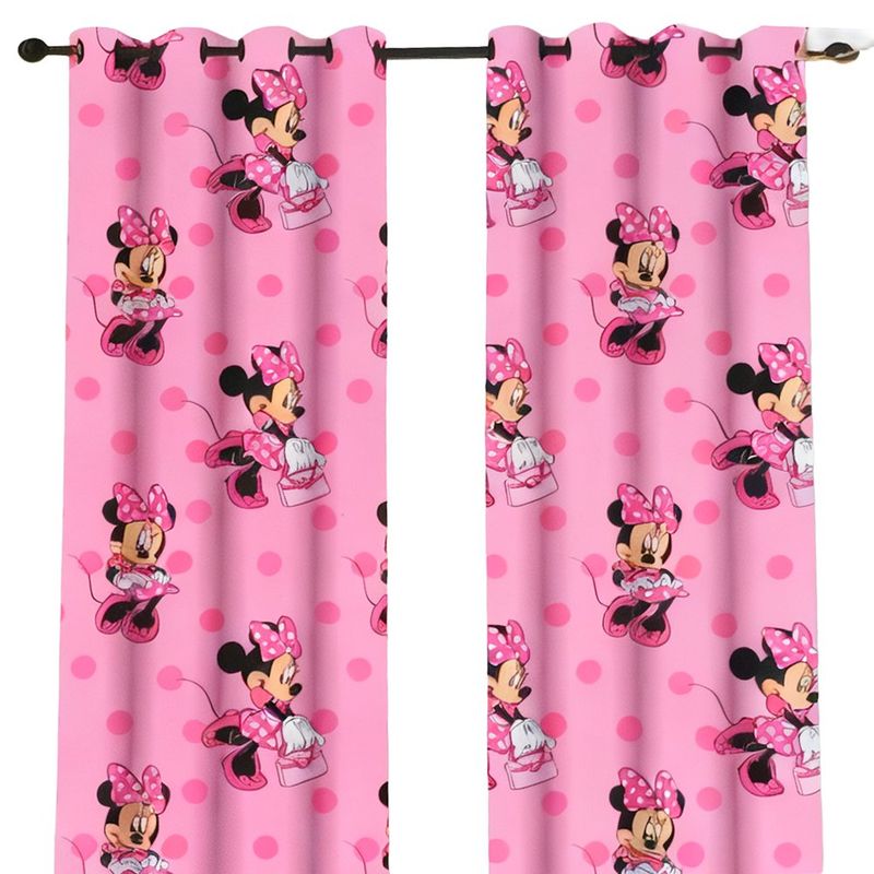 Cortina Infantil Minnie 213 x 140 cm