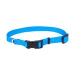 Collar con Cierre Tuff Ajustable Color Celeste de 3/8 Plg