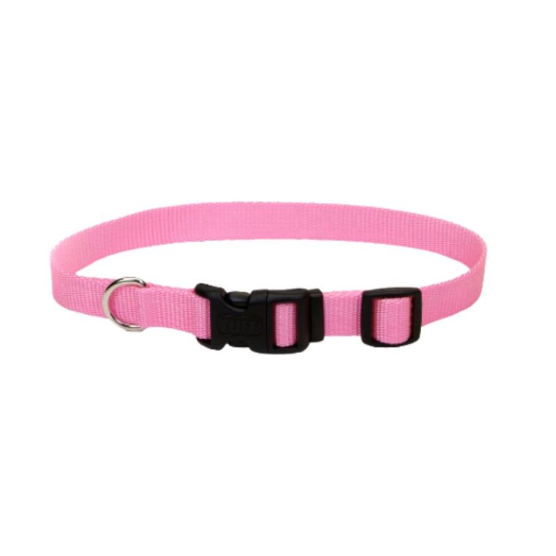 Collar con Cierre Tuff Ajustable Color Rosado de 3/8 Plg