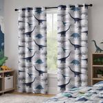 Cortina Infantil Dinosaurios 213 x 140 cm