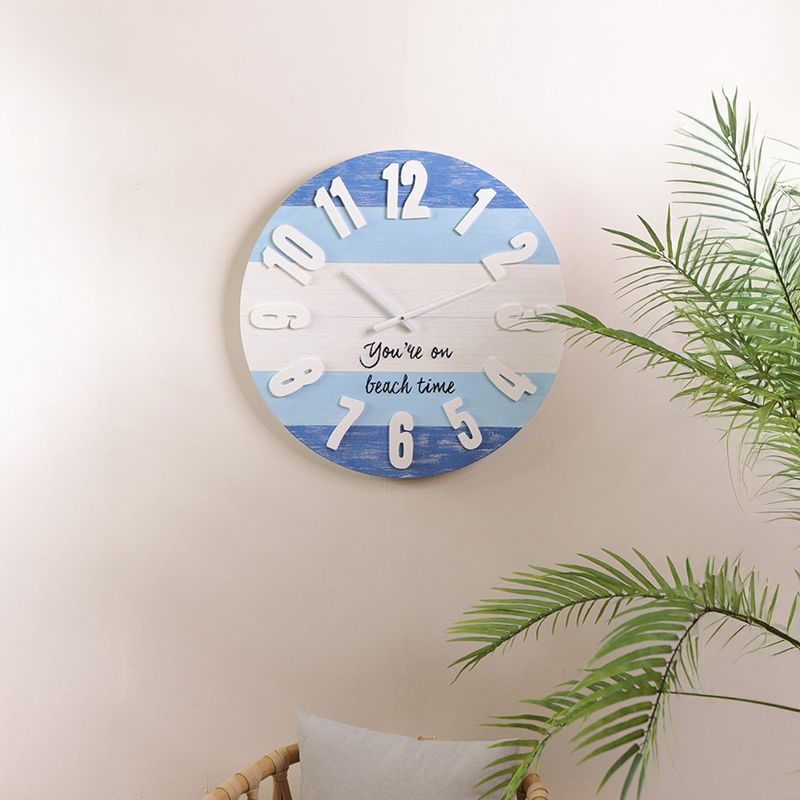 Reloj de Pared Estilo Costero 60 cm