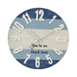 Reloj de Pared Estilo Costero 60 cm