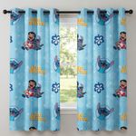 Cortina Infantil Stitch 213 x 140 cm