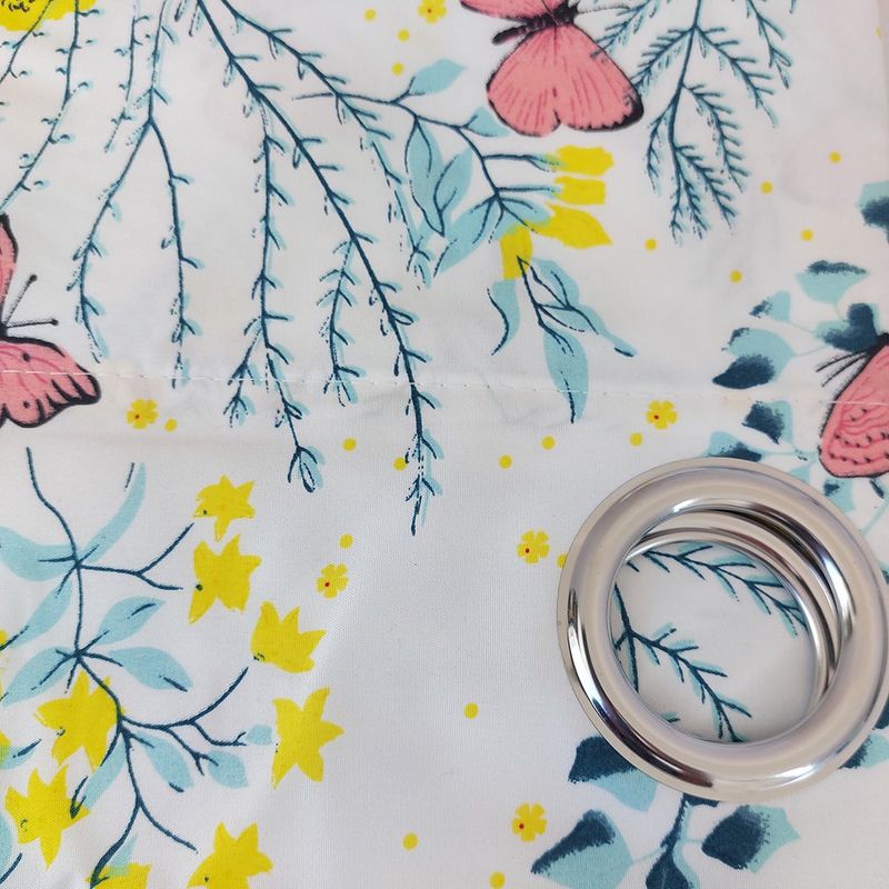 Cortina Infantil Jardín Floral 213 x 140 cm