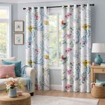 Cortina Infantil Jardín Floral 213 x 140 cm