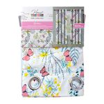 Cortina Infantil Jardín Floral 213 x 140 cm