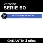 Ventana PVC S60 Corrediza Nevada 60 x 40 cm