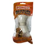 Juguete de Carnaza de Hueso con Sabor Natural de 4 a 5 Plg