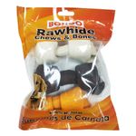 Juguete de Carnaza de Hueso con Sabor Surtido de 4 a 5 Plg de 3 Uds