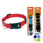 Collar para Perro Ajustable Liso de 10 Mm Talla XS Colores Surtidos