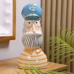 Figura Capitán Azul y Naranja 14.8 x 12 x 30 cm