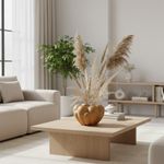 Florero Decorativo Semilla Café 24.5 x 24.5 x 15 cm