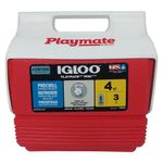 Hielera Tipo Lonchera Playmate Mini de 3 Litros Roja