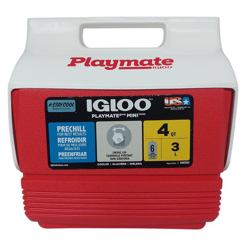 Hielera Tipo Lonchera Playmate Mini de 3 Litros Roja