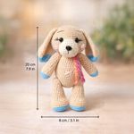 Perro Tejido a Mano 20 Cm