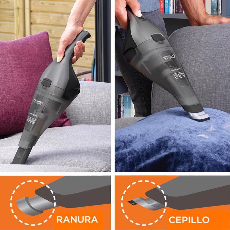 Aspiradora de Mano Black+Decker Dustbuster Inalámbrica Recargable de 7.2 V