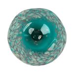 Centro de Mesa de Vidrio Turquesa 36 x 36 x 7.5 cm