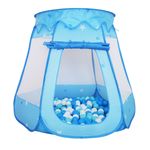 Carpa Infantil Celeste con Pelotas