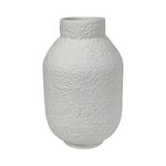 Florero de Hierro Blanco 20 x 20 x 33 cm