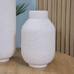 Florero de Hierro Blanco 20 x 20 x 33 cm