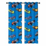 Cortina Infantil Hot Wheels 213 x 140 cm