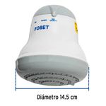 Calentador Eléctrico Foset de 4 Temperaturas de 5-3/8 Plg 127 V Color Gris