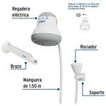 Calentador Eléctrico Foset de 4 Temperaturas de 5-3/8 Plg 127 V Color Gris