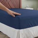 Sabana Cobertor Manhattan Tamaño Queen Color Azul