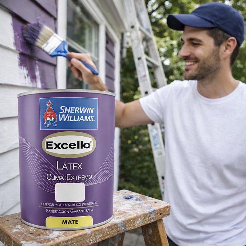 Pintura Excello Látex Clima Extremo Mate 1 Gal