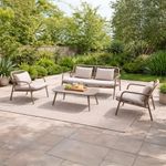 Set de Exterior Zoser Beige 4 Piezas