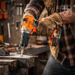 Taladro Percutor Inalámbrico de 1/2 Plg 20 V con Batería